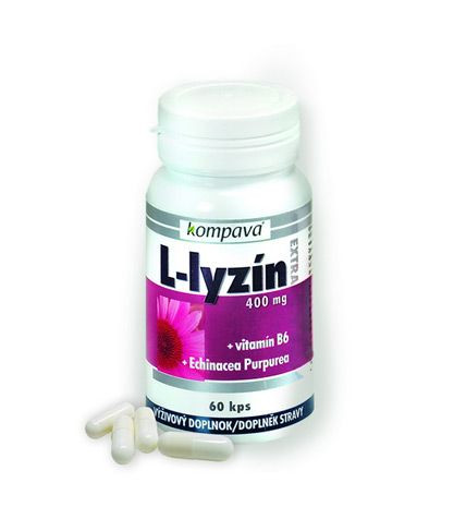 Kompava L-lyzín, vitamín B6, echinacea purpurová