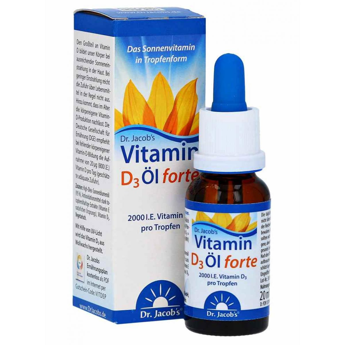 Vitamín D3 forte 20 ml