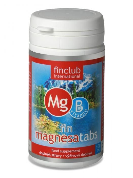Finclub fin Magnesatabs - magnézium a vitamíny skupiny B