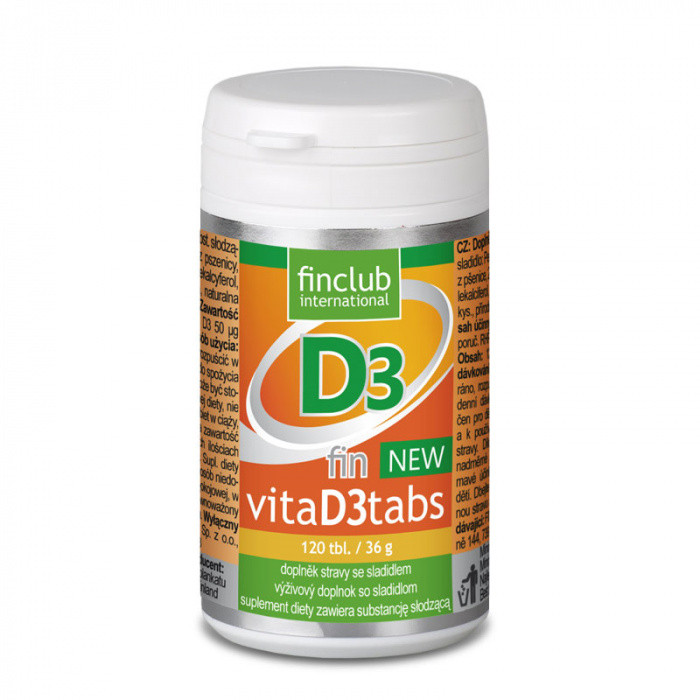 fin VitaD3tabs (vitamín D3) Finclub