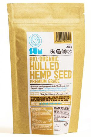 Konopné semienka lúpané Sum, Bio, premium quality