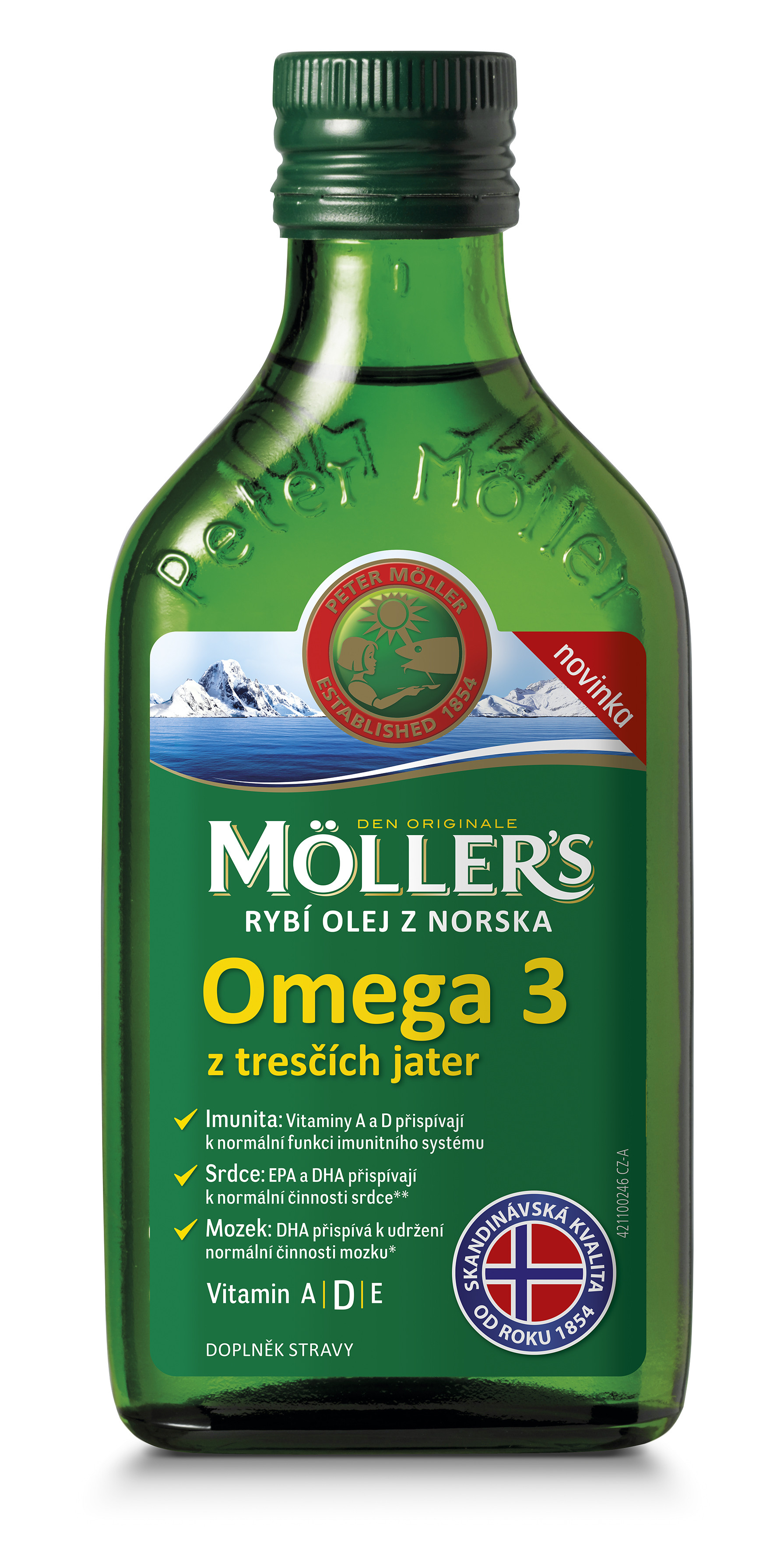 Möller's rybí olej z Nórska z treščích pečení