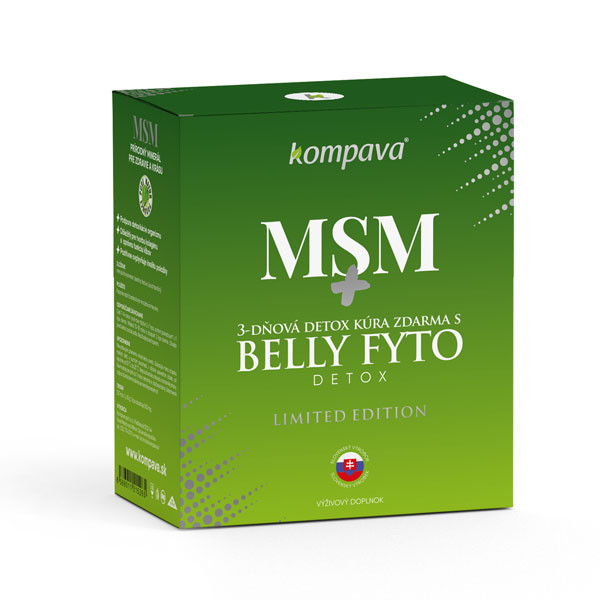 Kompava MSM + belly fyto detox