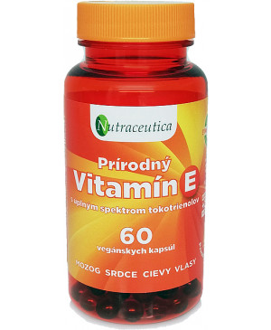 Nutraceutica Prírodný vitamín E 60 kapsúl