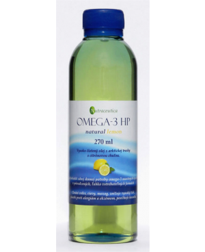 Nutraceutica Rybí olej OMEGA-3 HP Natural, Lemon, Orange 270 ml	
