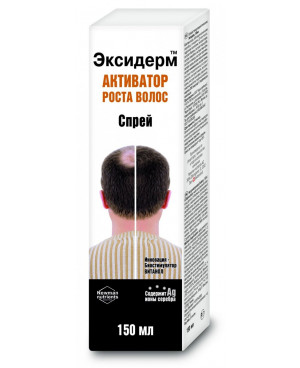 Meandra Exiderm sprej - aktivátor rastu vlasov pre mužov 150 ml	