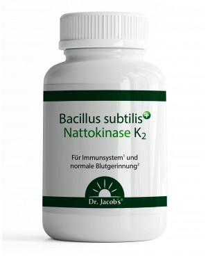 Dr. Jacobs Bacillus subtilis plus Nattokinase K2 60 kapsúl	