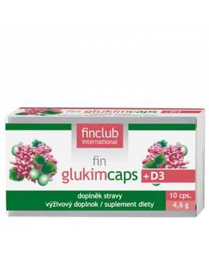Finclub fin Glukimcaps+D3 10 kapsúl	