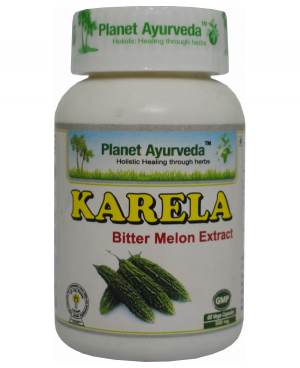 Planet Ayurveda Karela (Horká tekvička) extrakt 10:1 500 mg 60 kapsúl	