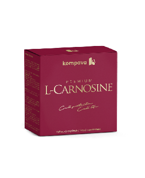 Kompava Premium L-Carnosine 60 kapsúl + Darček AcidoFit 10 tabliet	