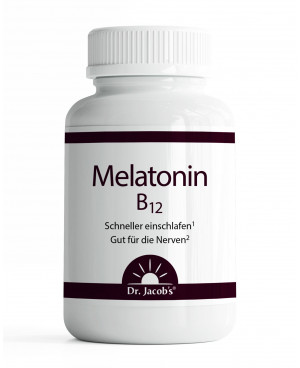 Dr. Jacobs Medical Melatonín B12 60 tabliet	