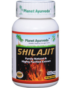 Planet Ayurveda Shilajit MUMIO extrakt 6:1 500 mg 60 kapsúl	