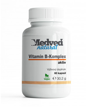 Medveď natural Vitamin B-Komplex 60 kapsúl	